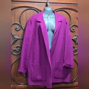 Dana Buchman Women's Magenta Jacket